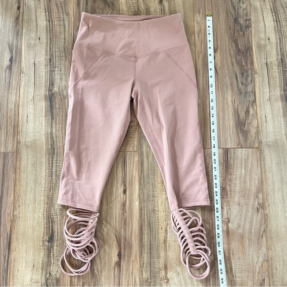 Zella High Waist Dusty Rose Pink Leggings Comfortable Stylish Size M - Picture 9 of 9